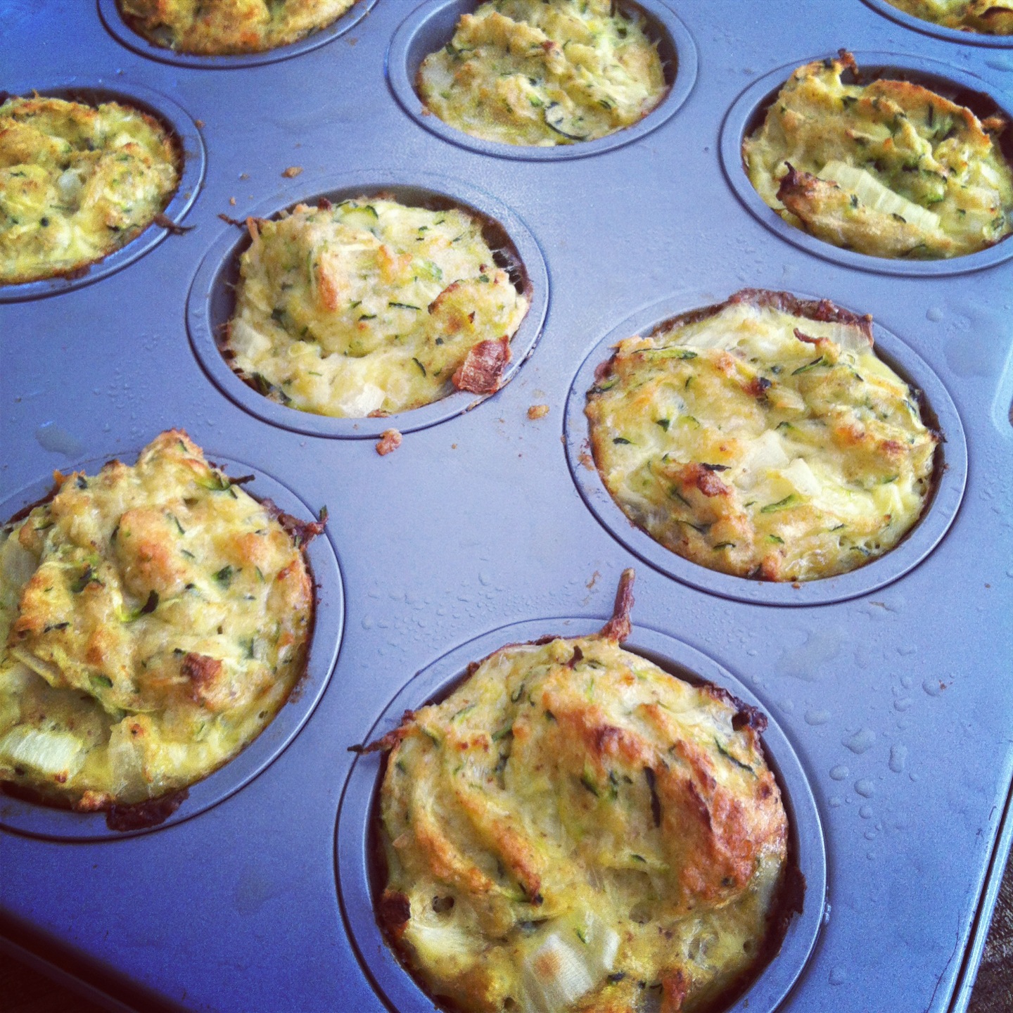 Zucchini and Parmesan Cheese Minis School Mum