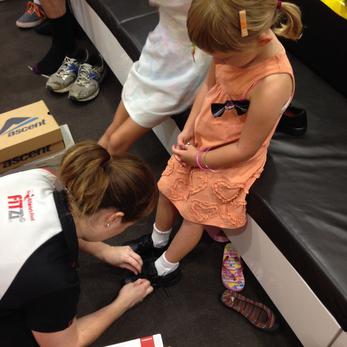 What Getting The Right Fit Looks Like At The Athlete's Foot School Mum