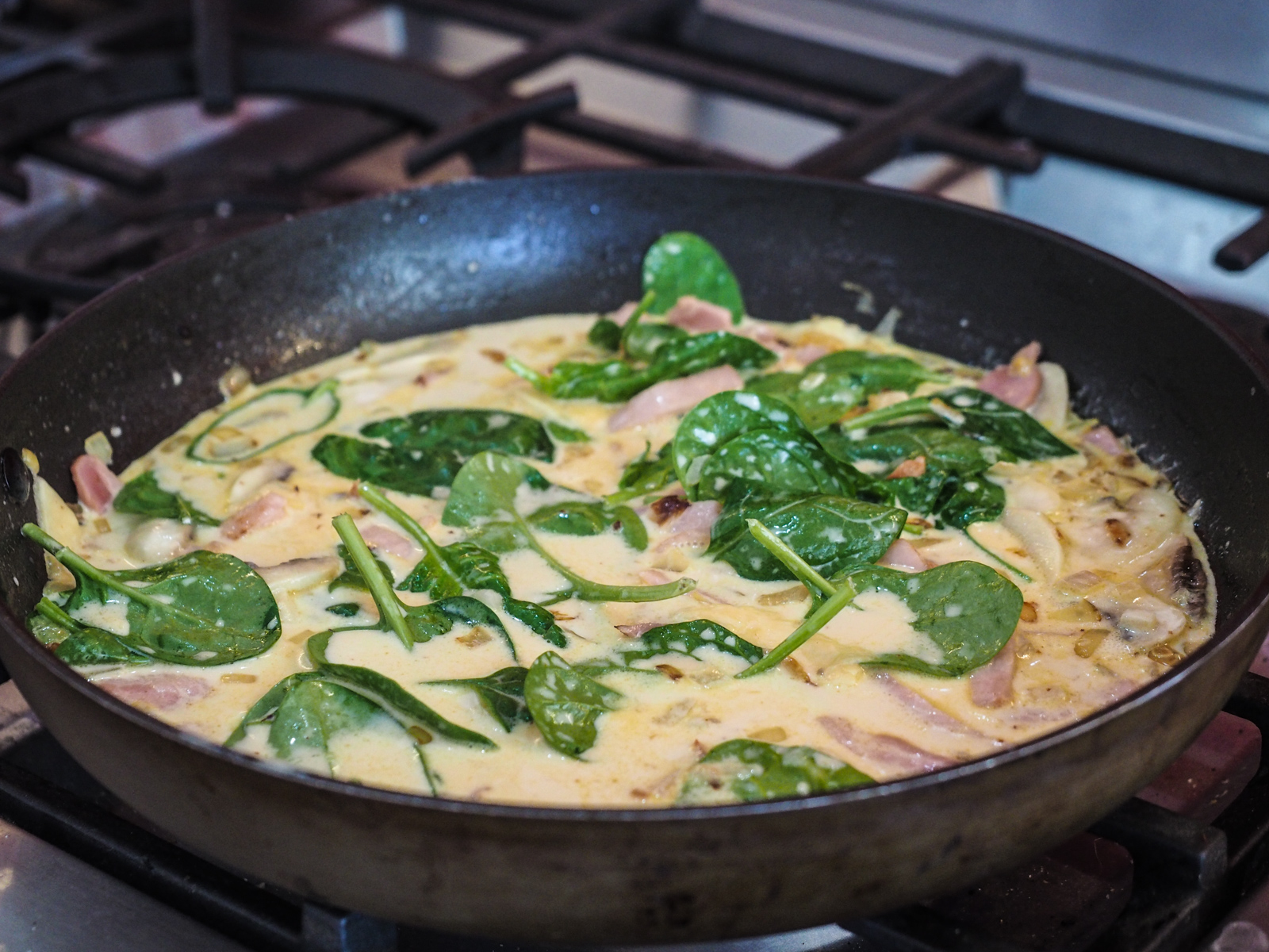 Creamy Bacon & Spinach Penne Pasta - School Mum