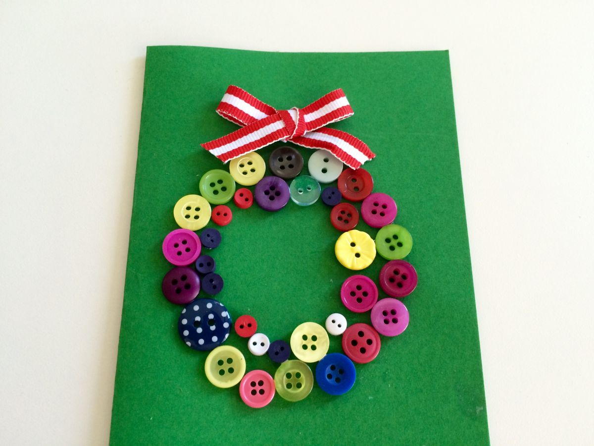 4 Button Christmas Cards Your Kids Can Make Themselves School Mum