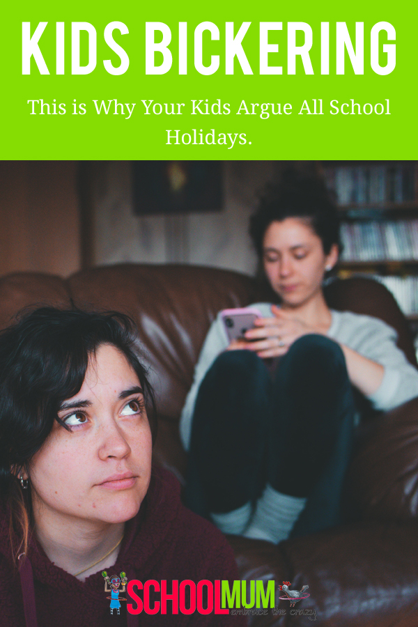 This is why your kids argue all school holidays