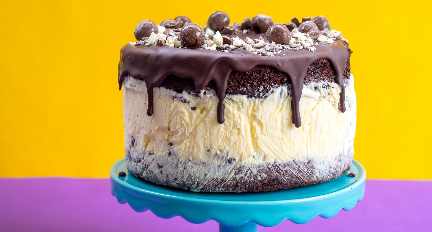 Home Made Malteser Ice Cream Cake School Mum