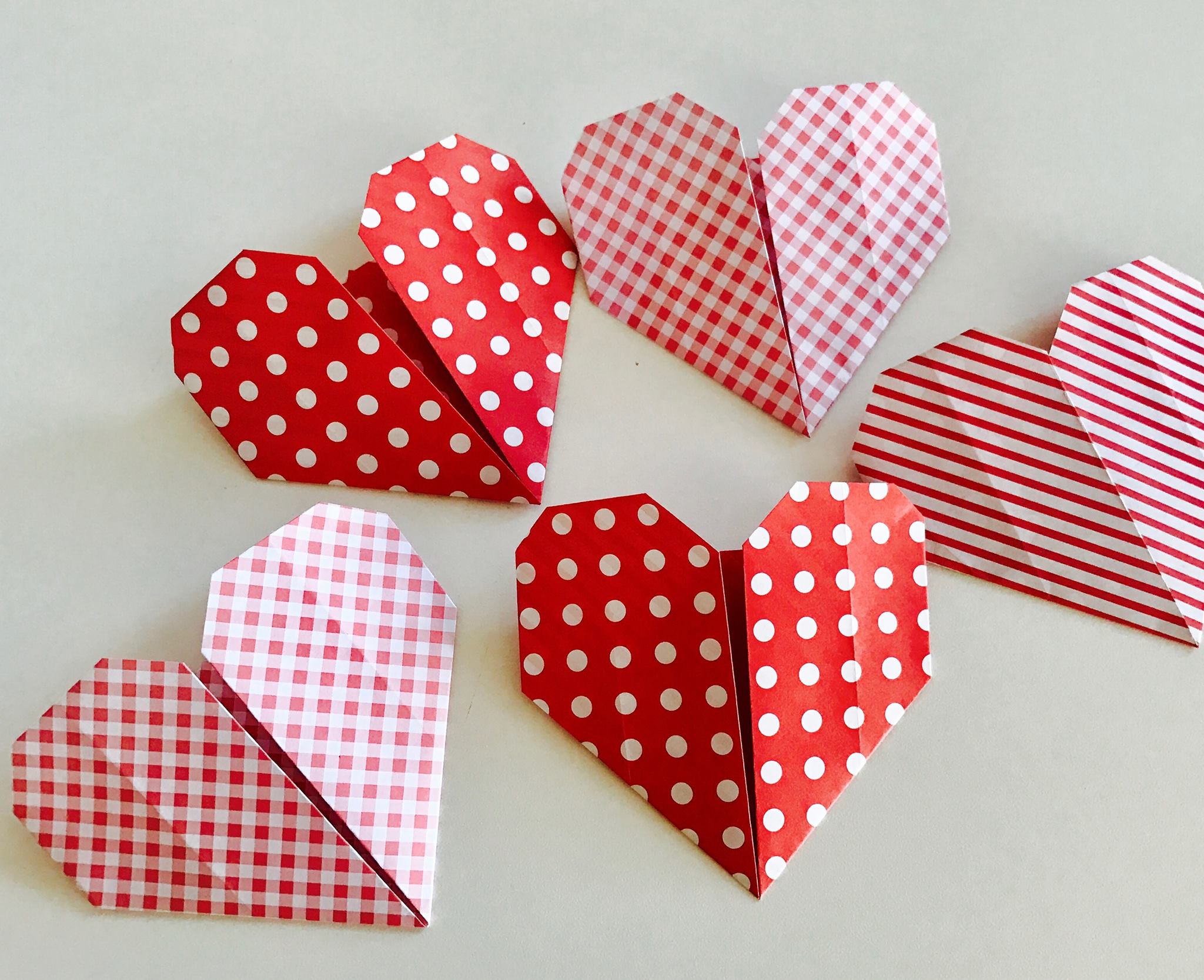 Origami Hearts School Mum