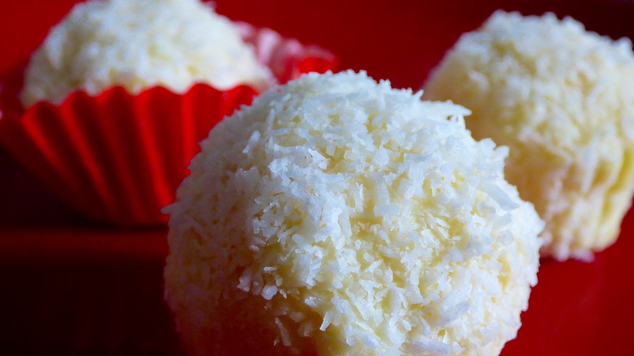 white chocolate balls School Mum