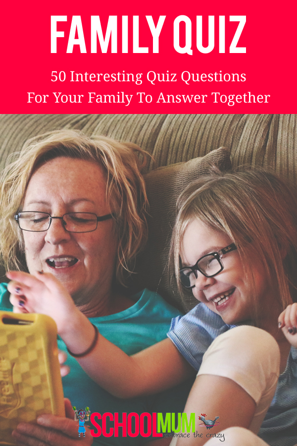 50 Family Quiz Questions To Extend Dinner Time School Mum