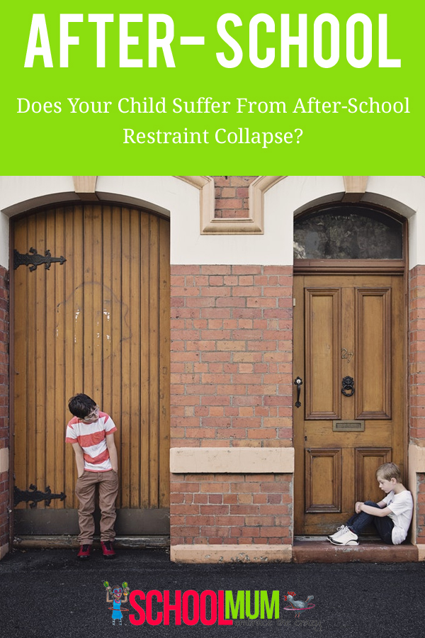 Does Your Child Suffer From After-School Restraint Collapse